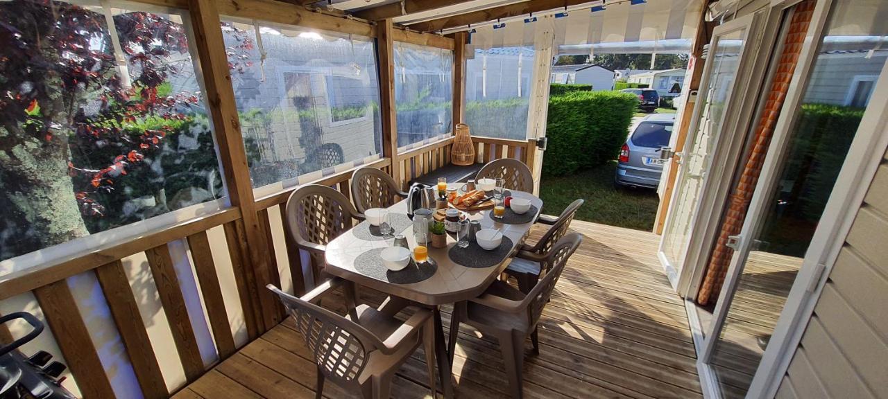 Mobilhome 2Ch Climatise-Terrasse Fermee-4 Velos-Camping 4 Etoiles Les Charmettes Les Mathes Exterior photo