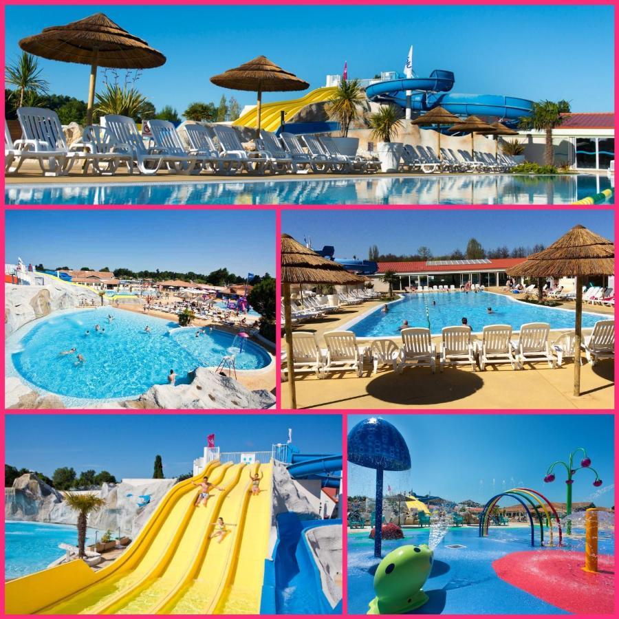 Mobilhome 2Ch Climatise-Terrasse Fermee-4 Velos-Camping 4 Etoiles Les Charmettes Les Mathes Exterior photo